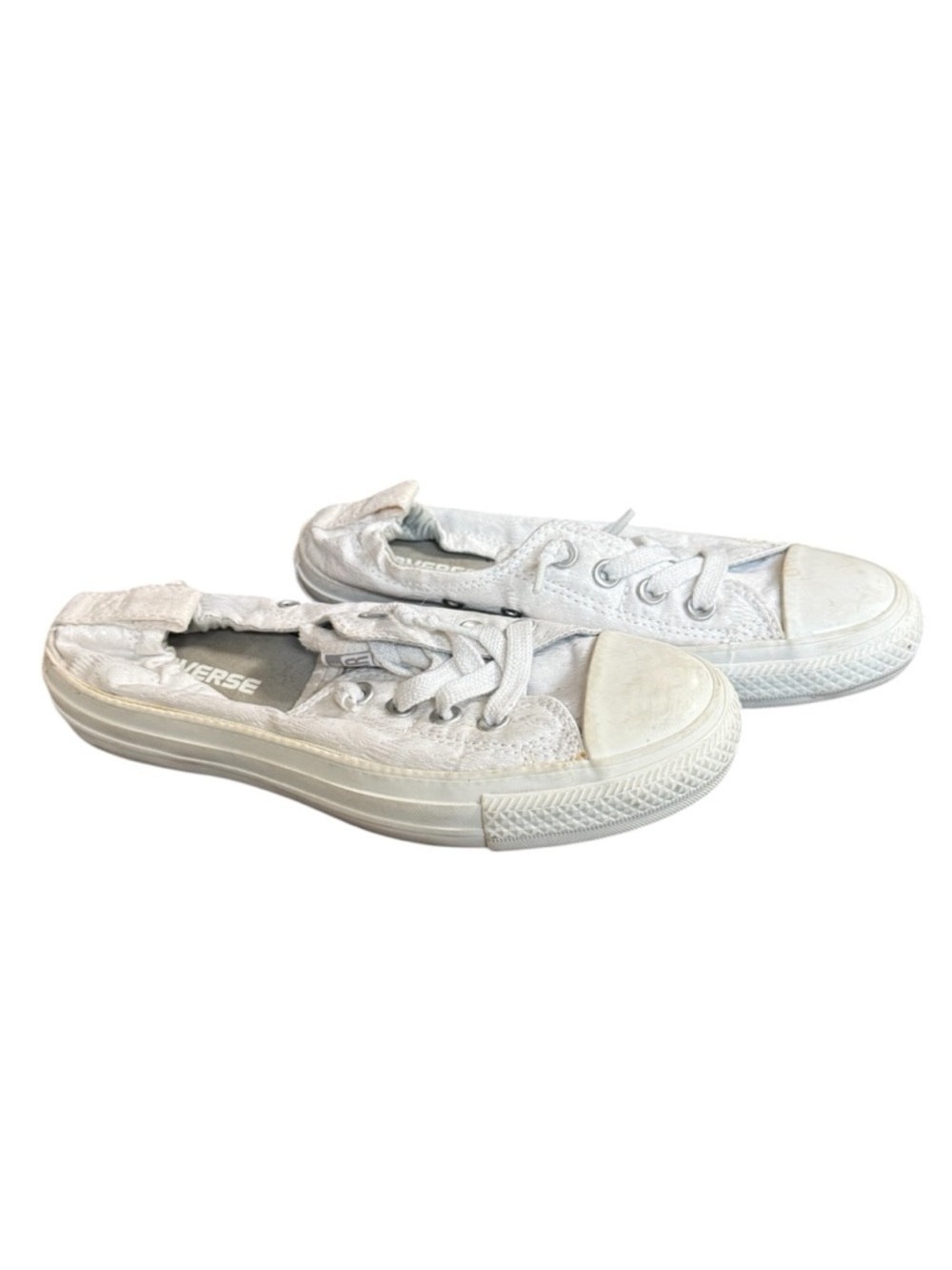 Converse White Low-Top Sneakers - Picture 2 of 5